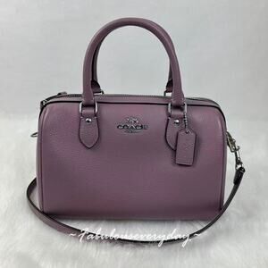 Coach Rowan Satchel Bag Crossbody In leather/Silver/Jasmine CV962 NWT